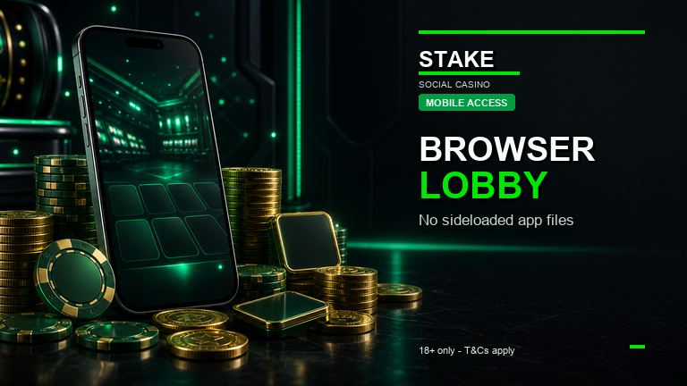 Mobile lobby with slots and Originals